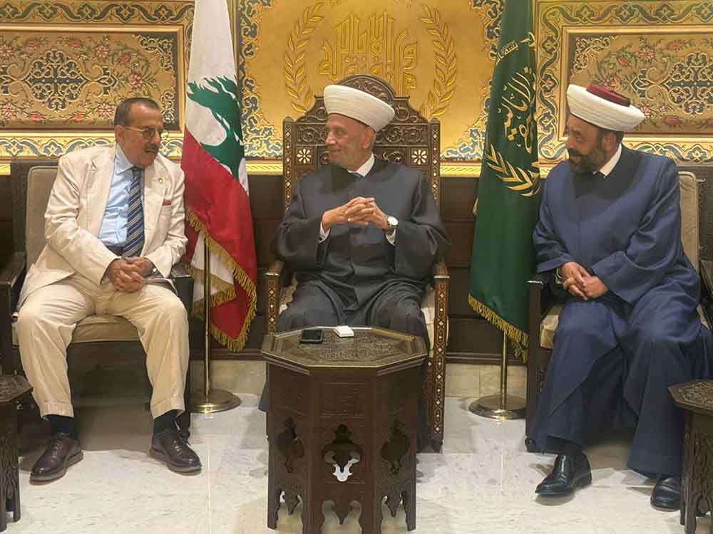 خلف الحبتور في دار الفتوى: دعم للبنان ورسالة ثقة في المستقبل الاقتصادي....