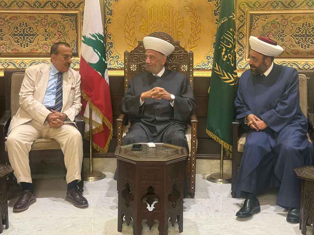 خلف الحبتور في دار الفتوى: دعم للبنان ورسالة ثقة في المستقبل الاقتصادي....