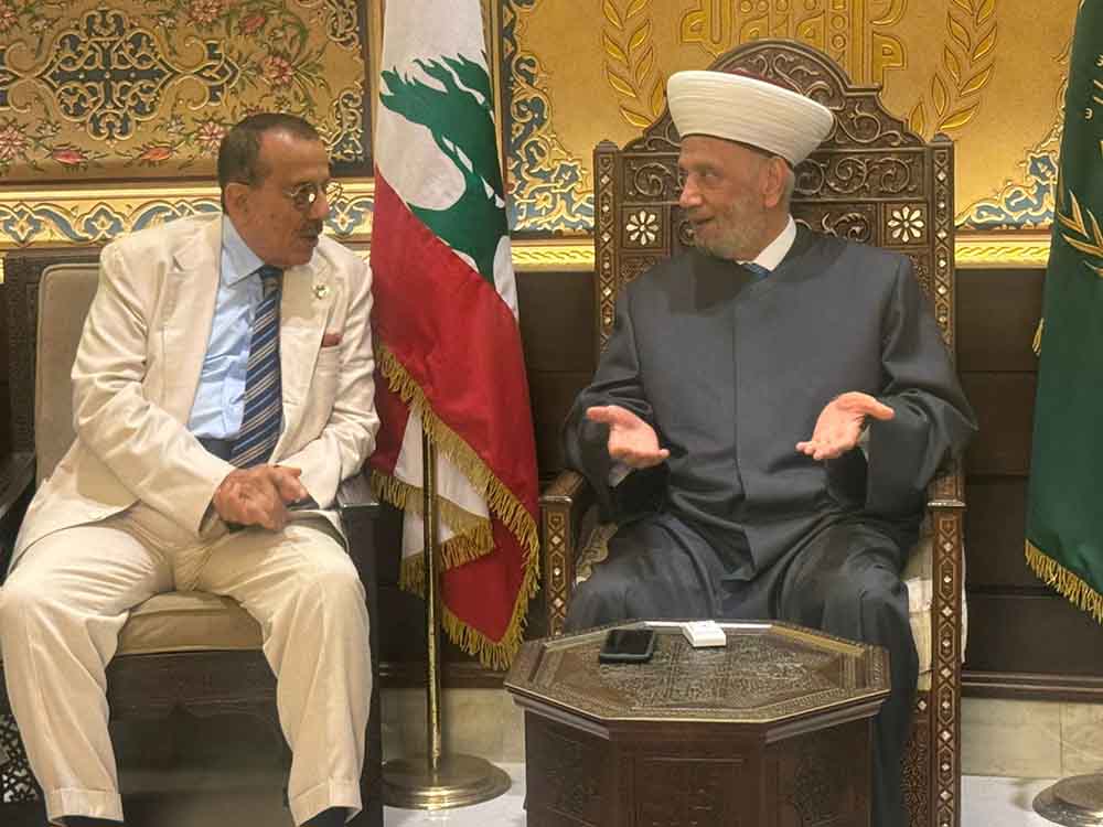 خلف الحبتور في دار الفتوى: دعم للبنان ورسالة ثقة في المستقبل الاقتصادي....