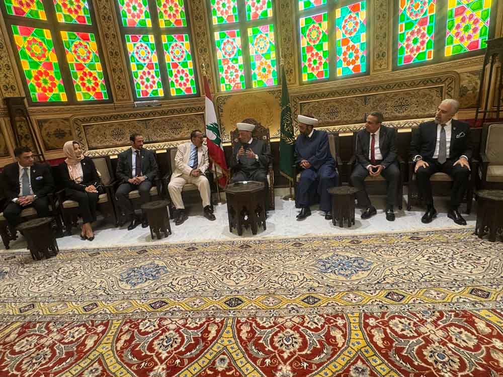 خلف الحبتور في دار الفتوى: دعم للبنان ورسالة ثقة في المستقبل الاقتصادي....