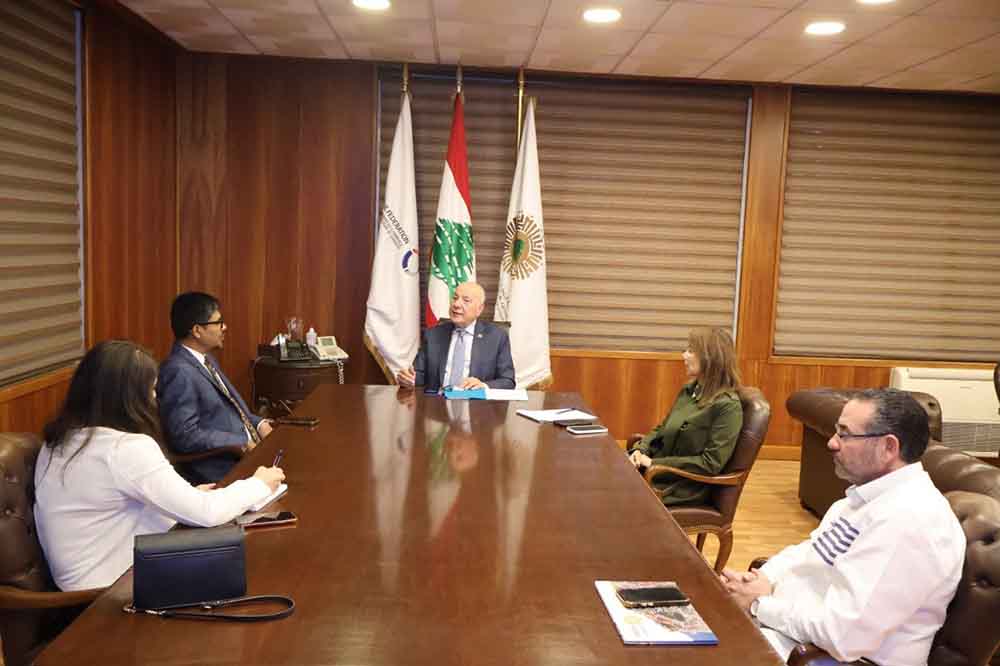 الرئيس دبوسي يستقبل السفير الهندي: رؤية مشتركة لتطوير العلاقات التجارية