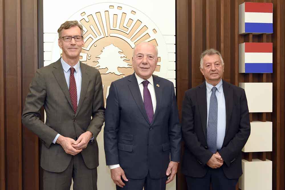 غرفة طرابلس الكبرى تستقبل سفير هولندا وتطرح مبادرات مشتركة في الزراعة والصناعة 