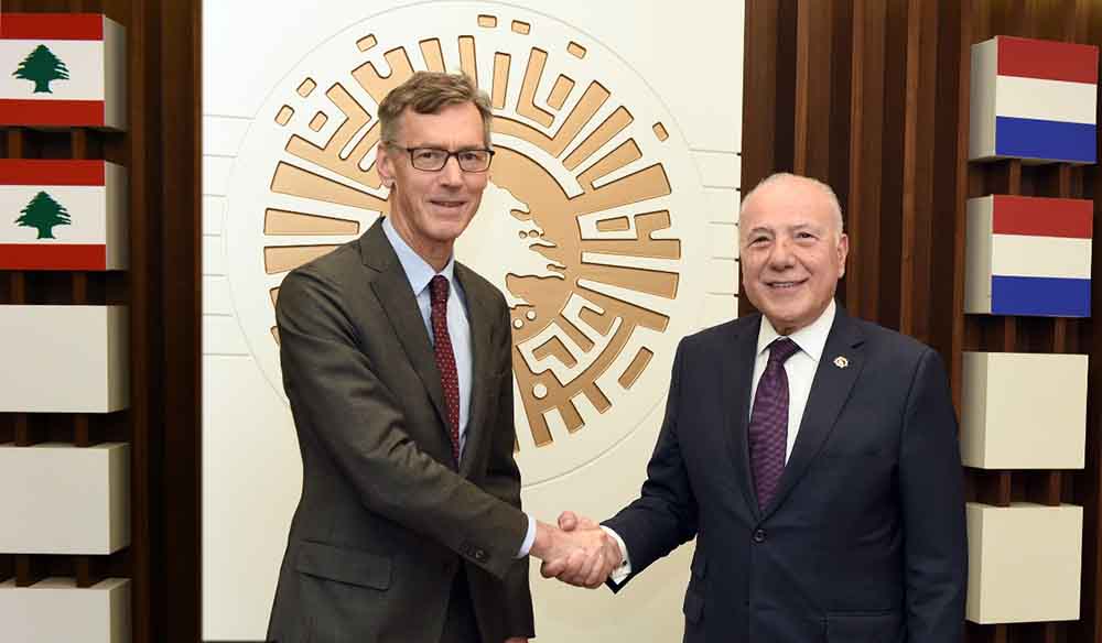 غرفة طرابلس الكبرى تستقبل سفير هولندا وتطرح مبادرات مشتركة في الزراعة والصناعة 