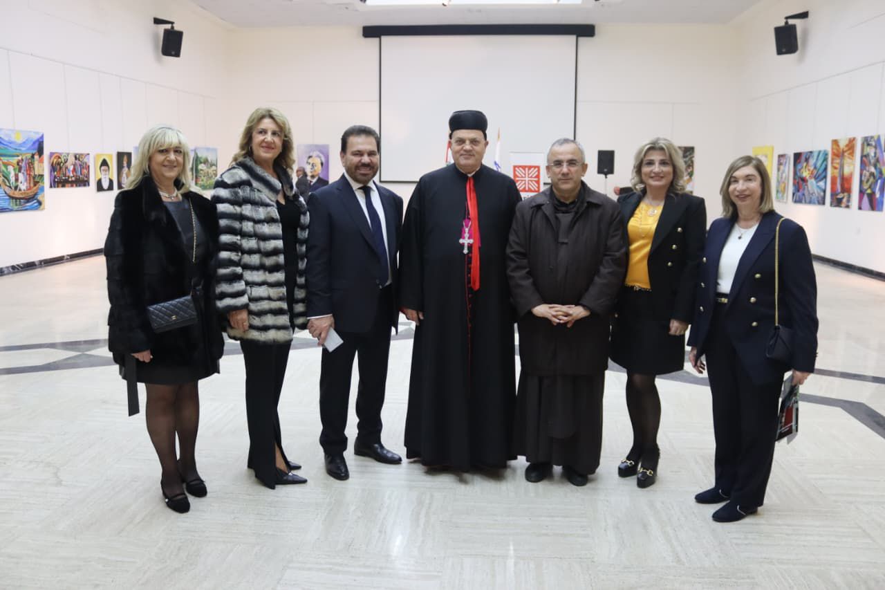 افتتاح معرض "ذاكرة اللون بين الحديث والقديم" للفنان د مارون مخّول في بيروت