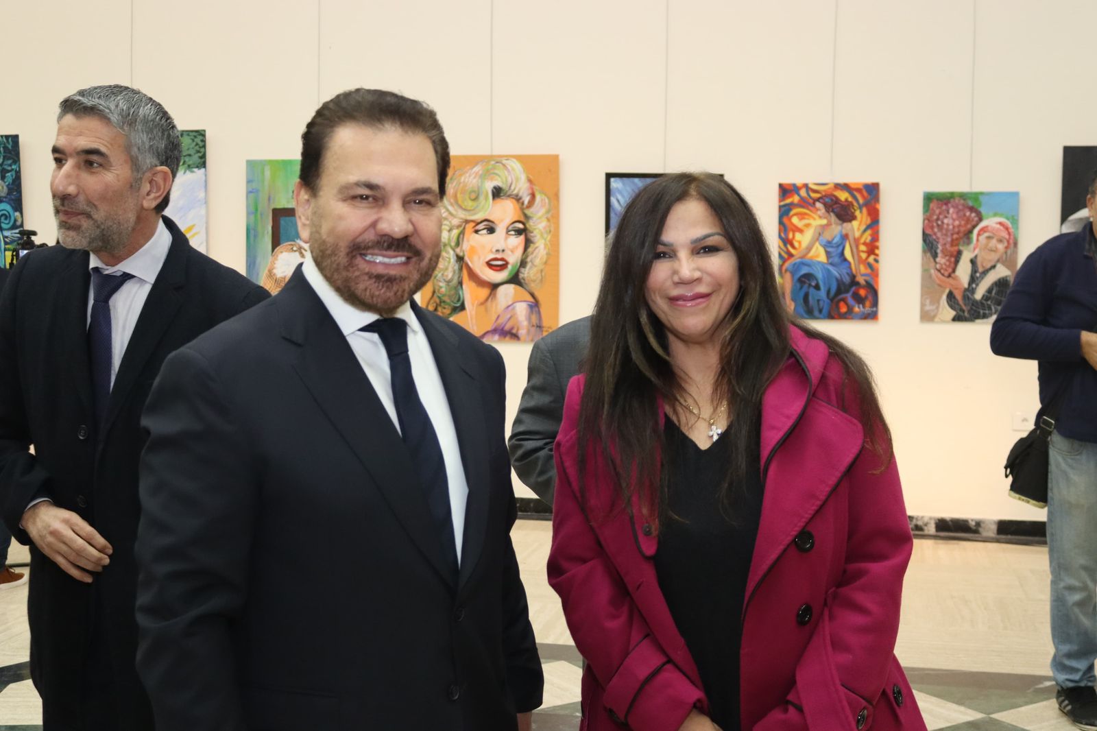 افتتاح معرض "ذاكرة اللون بين الحديث والقديم" للفنان د مارون مخّول في بيروت