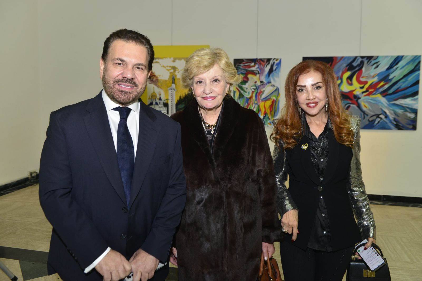 افتتاح معرض "ذاكرة اللون بين الحديث والقديم" للفنان د مارون مخّول في بيروت