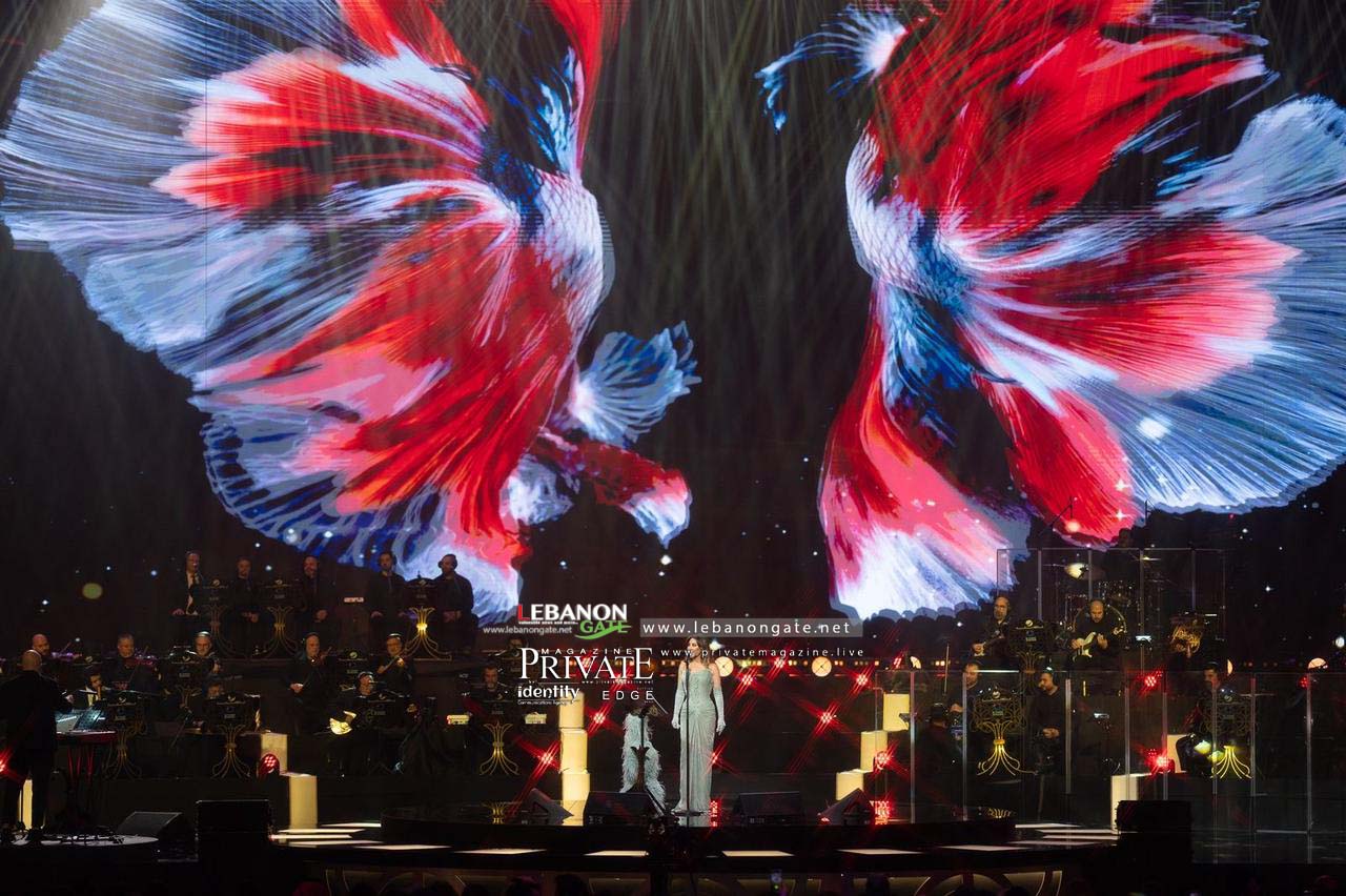 نجوى كرم تشعل مسرح محمد عبده أرينا بالرياض بحفل جماهيري استثنائي وتستقبل العام الجديد 2026 من دبي