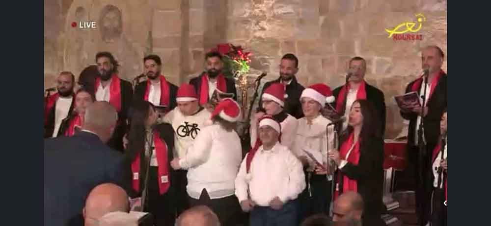 جوقة مار الياس انطلياس تحيي الميلاد .