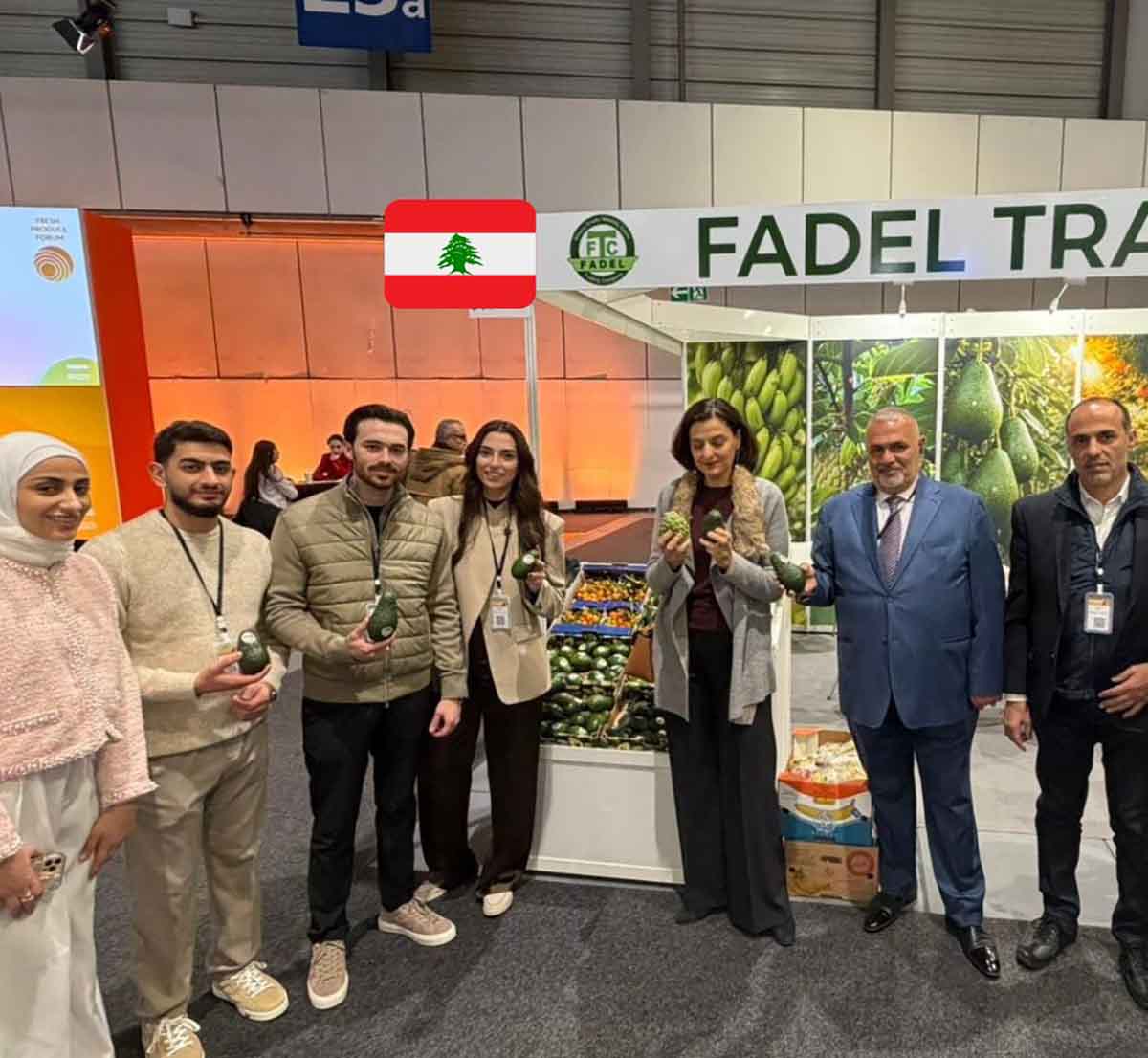 سفيرة لبنان في المانيا تزور جناح شركة فاضل التجارية في معرض Fruit logistica
