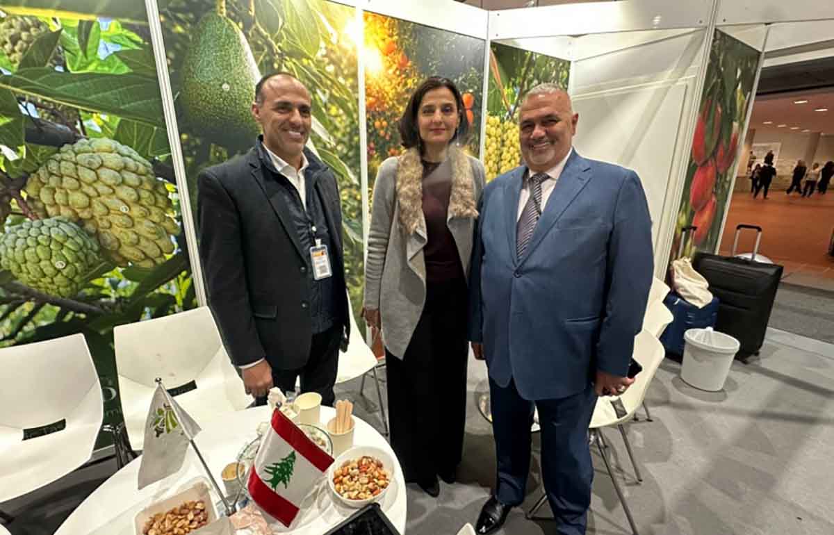 سفيرة لبنان في المانيا تزور جناح شركة فاضل التجارية في معرض Fruit logistica