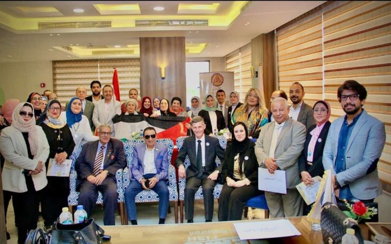 ندد سفراء المجلس بالجرائم التي ترتكبها قوات الاحتلال الاسرائيلي في غزة انطلاق فعاليات الملتقي الأول لمجلس سفراء البورد الاوروبي للسلام والتسامح بالقاهرة