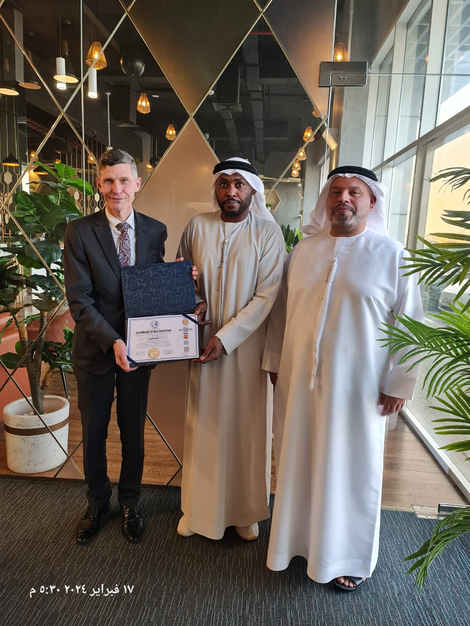 الشيخ محمد سرور الشرقى سفيرا للسلام والتسامح لمجلس سفراء البورد الاوروبى