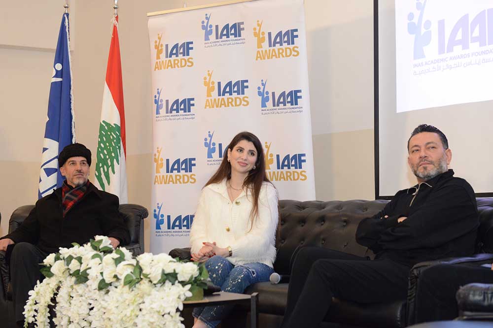  ‎إيناس الجرمقاني وزياد برجي يطلقان مسابقة "IAAF AWARDS" في ثانوية بعقلين الرسمية