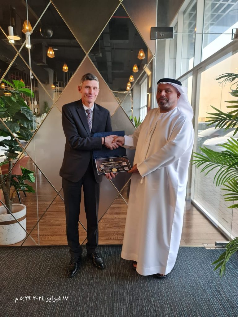 الشيخ محمد سرور الشرقى سفيرا للسلام والتسامح لمجلس سفراء البورد الاوروبى