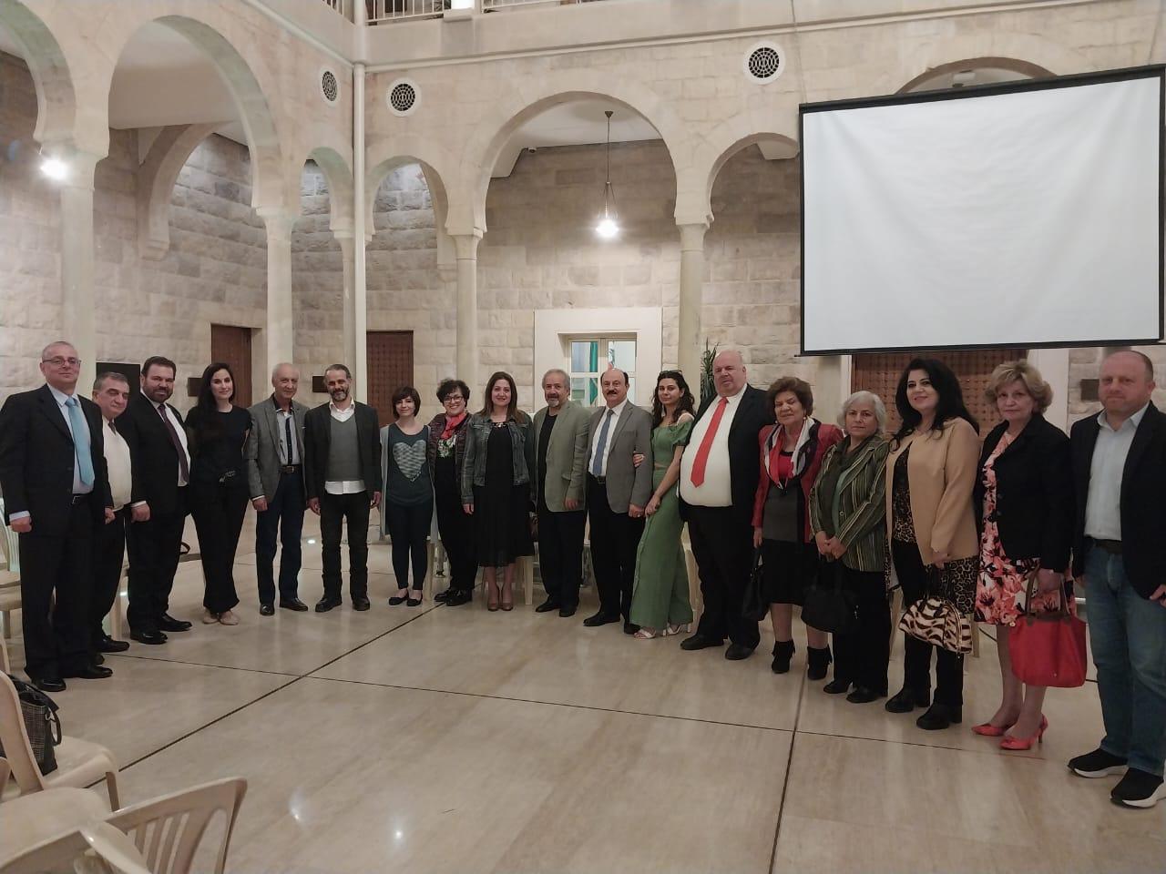 ندوة عن مي زيادة من تنظيم مجلس قضاء زحلة الثقافي .