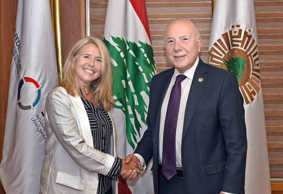 دبوسي يضع إمكانات ومختبرات غرفة طرابلس الكبرى  بتصرف برنامج الأغذية العالمي دعماً للجهود الإنسانية
