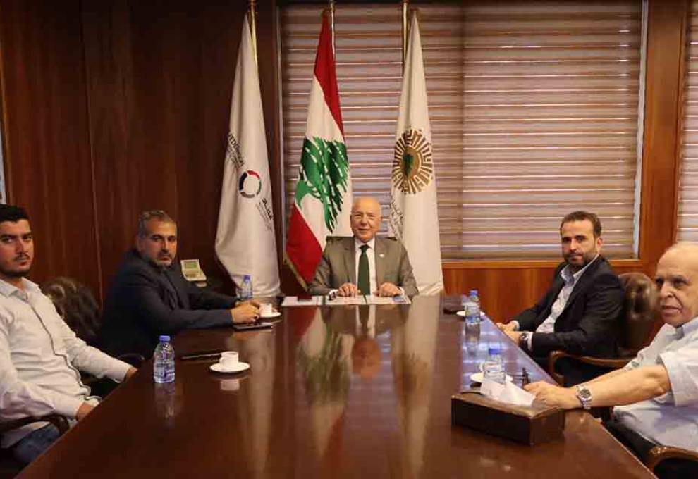 دبوسي يعرض مستقبل مطار رينيه معوض مع النائب يحيى ورئيس بلدية القليعات..
