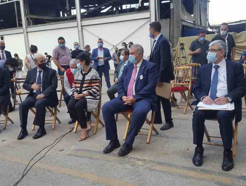 المجذوب أطلق مع الوزيرة الاسبانية مشروع مدرسة جاهزة في الكرنتينا: لمساعدة لبنان في ترميم المدارس وتأمين أجهزة الكمبيوتر