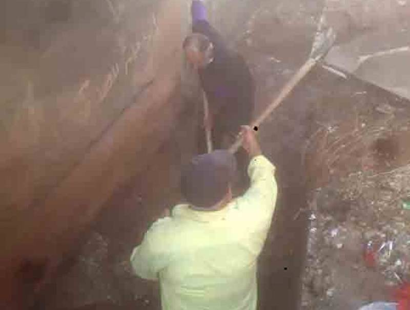 بلدية مشحا باشرت رفع أضرار الامطار والعواصف