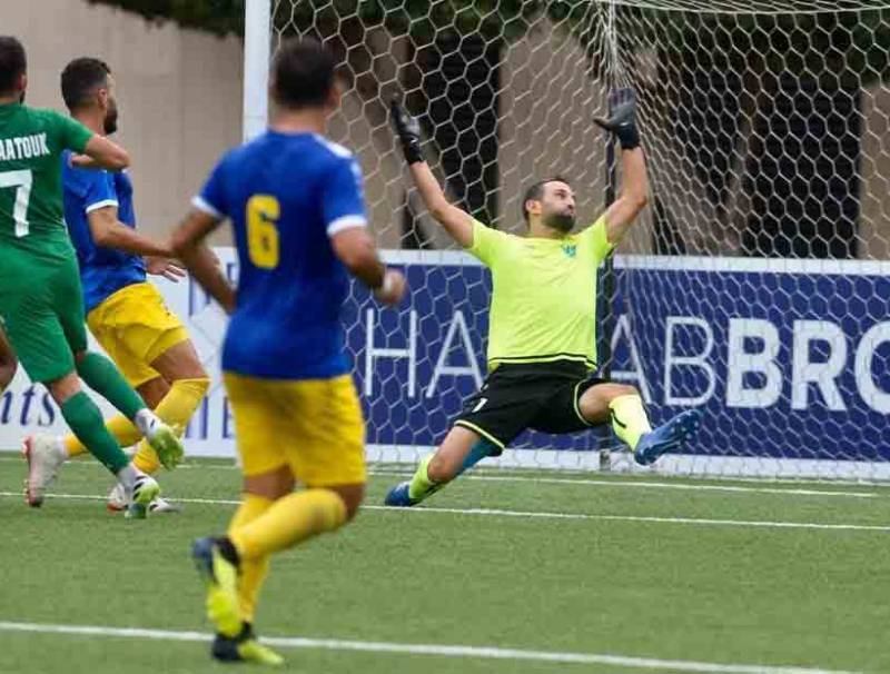 فوز كبير للانصار على الصفاء في بطولة لبنان لكرة القدم