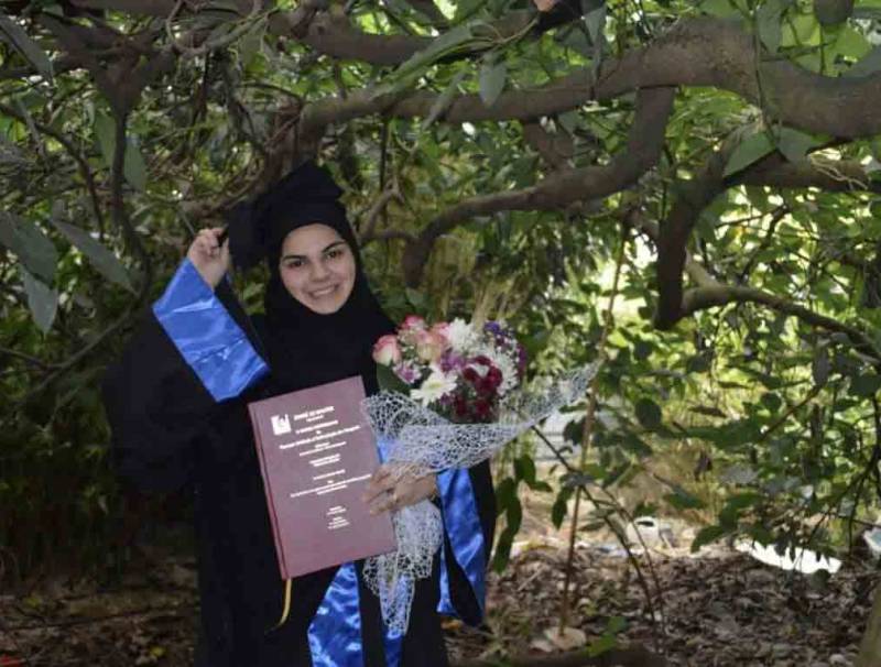 جيد جدا للطالبة زينب شحرور في الماستر من كلية العلوم