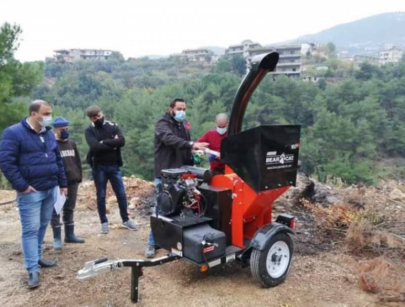 بلدية عكار العتيقة تسلمت آلة فرم للمخلفات الزراعية