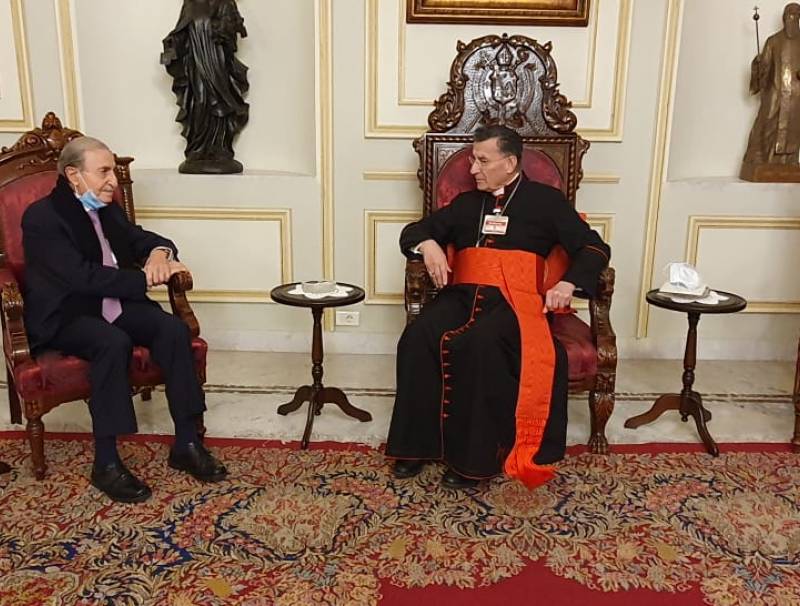 الخليل بعد لقائه الراعي: نشارك غبطته رأيه بضرورة تأليف حكومة المهمة الانقاذية