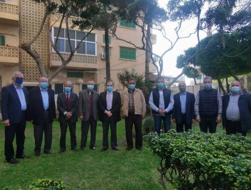 البزري عرض مع تجمع المؤسسات الأهلية في صيدا ووفد جبهة التحرير واقع الوباء