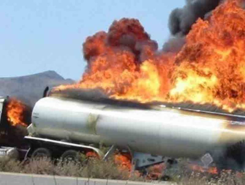 إنفجار شاحنة غاز عند موقع جمركي على الحدود بين إيران وأفغانستان