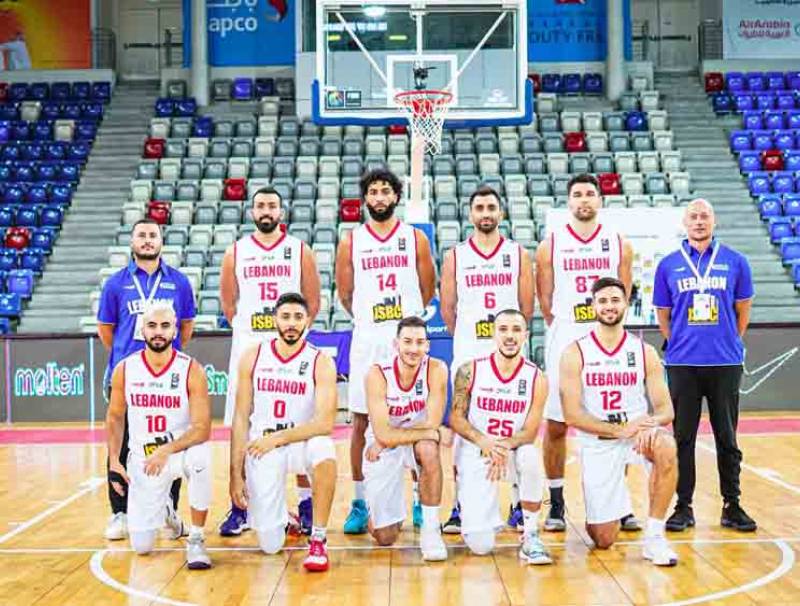 منتخب لبنان لكرة السلة الفائز على الهند أنهى التصفيات الآسيوية بالعلامة الكاملة