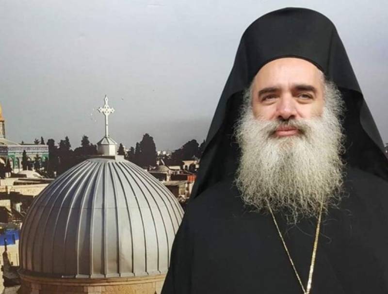 المطران ثيودوسيوس 'عطالله حنا'يدعوا إلى التحرك الفوري ضد تصعيد الحرب في فلسطين...