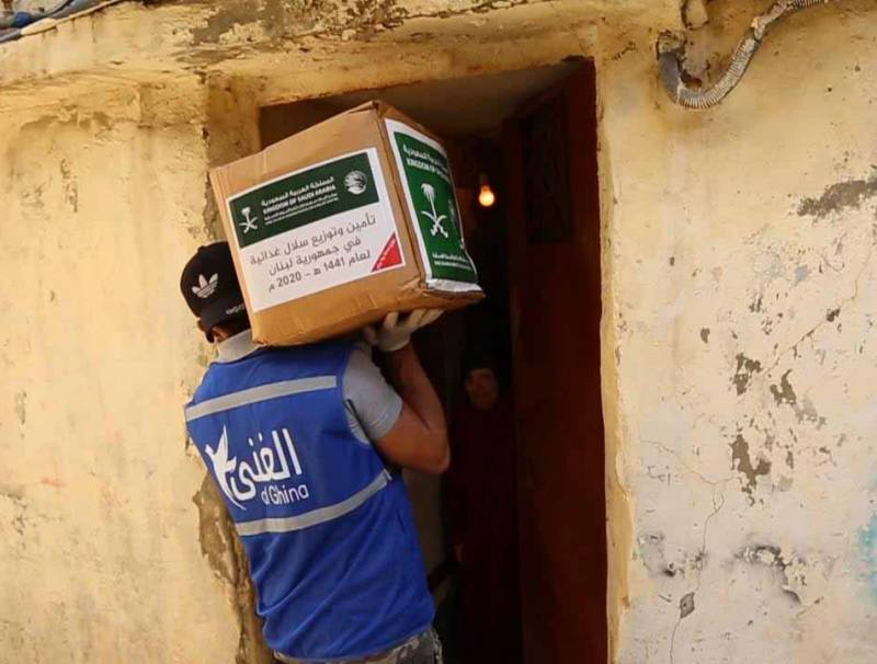 توزيع 217 سلة غذائية من قبل مركز الملك سلمان للإغاثة والأعمال الإنسانية