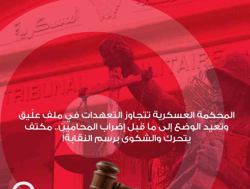 المحكمة العسكرية تتجاوز التعهدات في ملف علّيق وتعيد الوضع إلى ما قبل إضراب المحامين.. مكتف يتحرك والشكوى برسم النقابة!