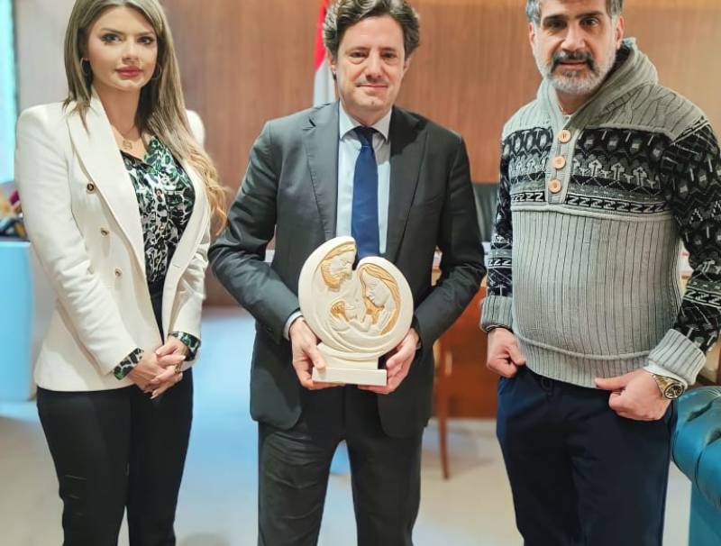 مريم TV تكرم وزير الأعلام المهندس زياد مكاري. 