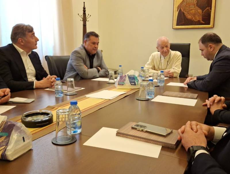 وفد من دولة جورجيا في بكركي لبحث التعاون التربوي والديني مع البطريركية المارونية...