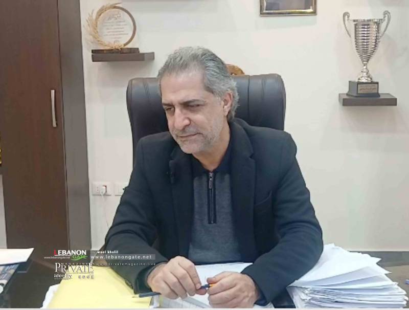 رئيس بلدية برج البراجنة مصطفى حرب في حديث خاص لبرايفت ماغازين .... بلدية برج البراجنة بين آثار الحرب وتحديات التنمية...