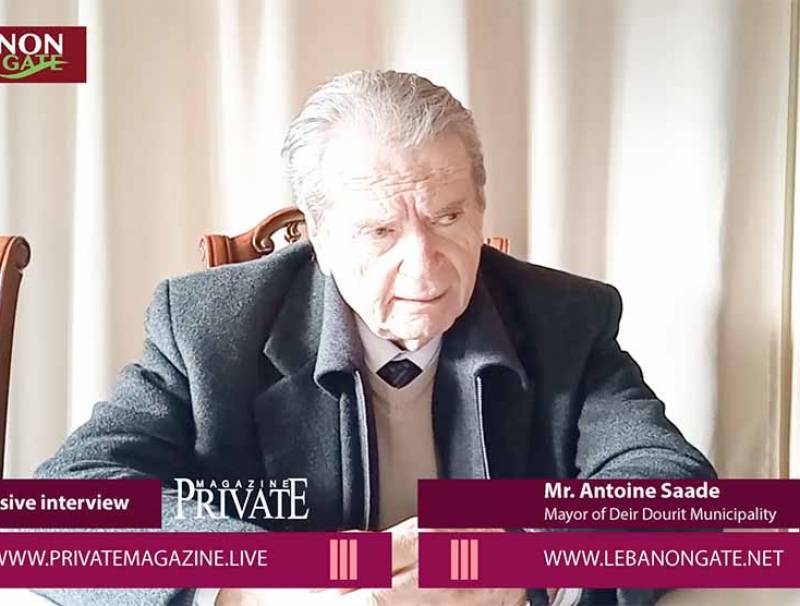 Exclusive Interview with Mr. Antoine Saade Mayor of Deir Dourit Municipality