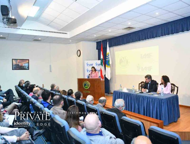 ايناس الجرمقاني ورابعة الزيات في جامعة البلمند- الكورة