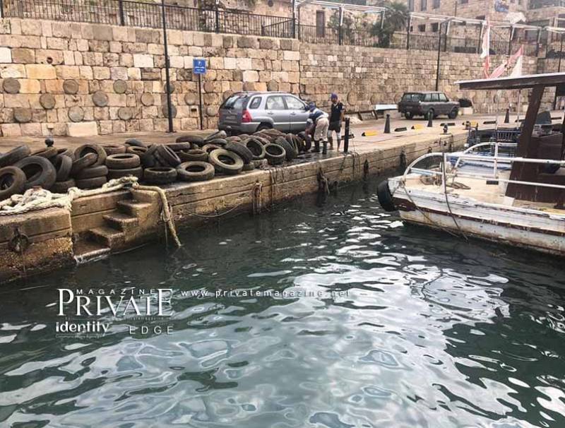 نشاط توعي بيئي في جبيل وتنظيف قاع البحر